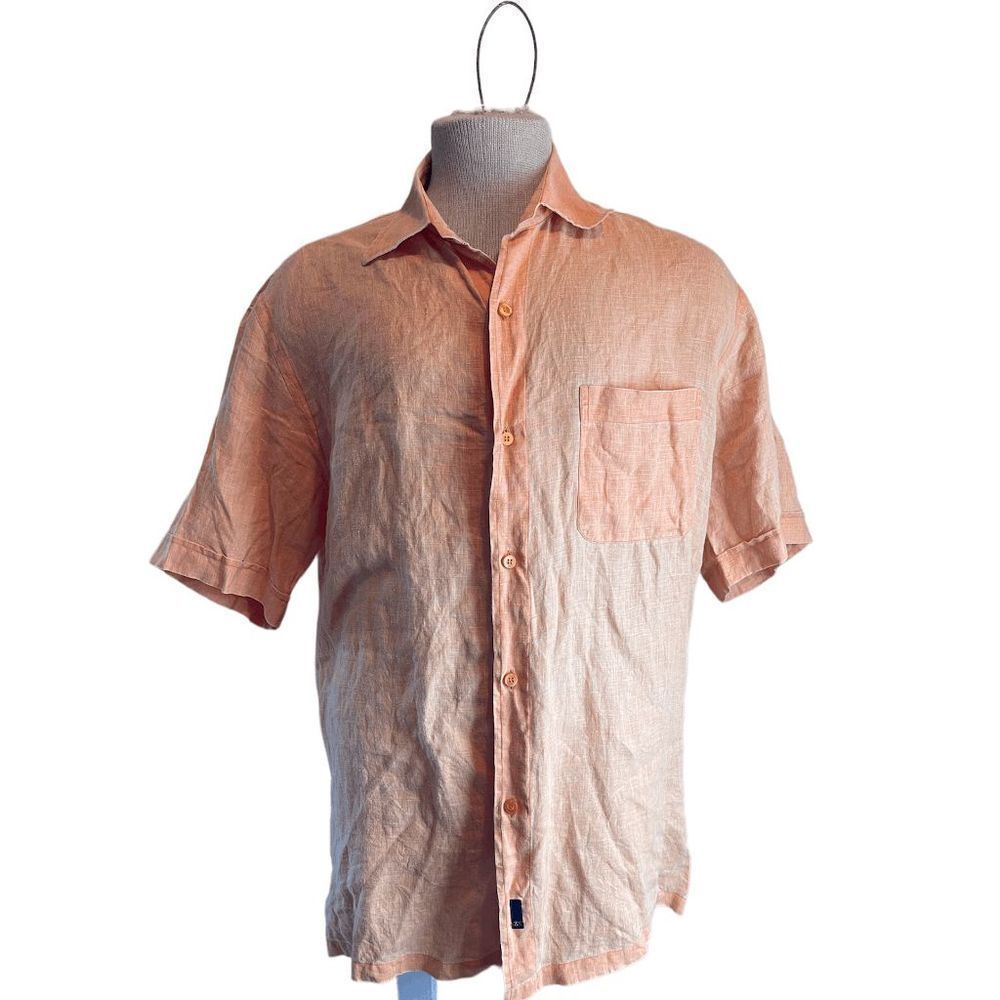 Men's Orange Dress Shirt